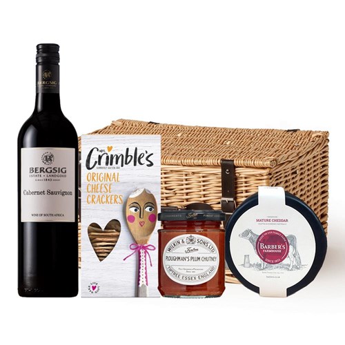 Bergsig Estate Cabernet Sauvignon 75cl Red Wine And Cheese Hamper